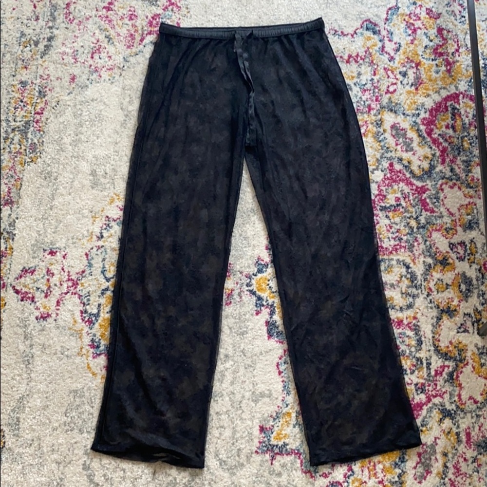 Victoria’s Secret Black Lace Lingerie Pants